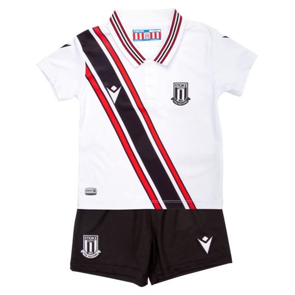 Camiseta Stoke City 2ª Niño 2022 2023 Blanco